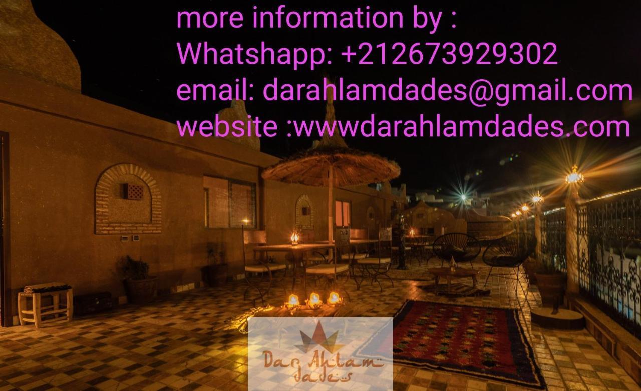 Dar Ahlam Dades Hotel Ait Ouaddar Exterior foto